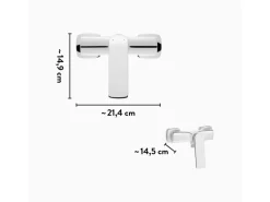 Discount Duscharmatur DU-5080 Chrom Einhebelmischer