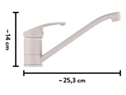New Küchenarmatur KI-1900 Beige Einhebelmischer