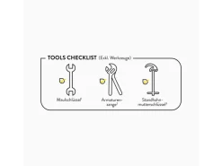 Outlet Küchenarmatur KI-1260 Chrom Einhebelmischer