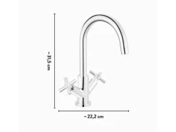 Clearance baliv Küchenarmatur KI-5130 Chrom