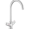 Sale Küchenarmatur KI-1280 Chrom Zweigriffarmatur