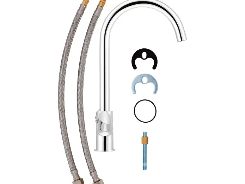 Sale Küchenarmatur KI-1280 Chrom Zweigriffarmatur