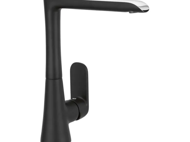 baliv Einhebelmischer<Küchenarmatur KI-5071 Chrom-Schwarz