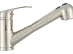 New Küchenarmatur KI-5094 Edelstahloptik Einhebelmischer