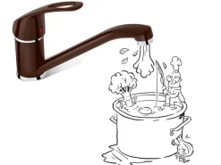 Discount baliv Küchenarmatur KI-1187 Mocca