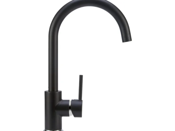 Outlet baliv Küchenarmatur KI-1831 N Schwarz-Matt