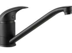 New Küchenarmatur KI-1520 Schwarz Matt Einhebelmischer
