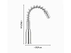 New Niederdruck-Küchenarmatur KI-1340 N Chrom Einhebelmischer