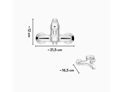 Sale baliv Wannenarmatur WA-5090 Chrom