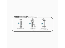 baliv Einhebelmischer<Waschtischarmatur WT-340 Chrom