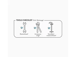 baliv Einhebelmischer<Waschtischarmatur WT-5091 Chrom