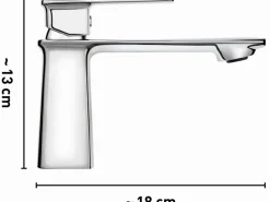 Sale Waschtischarmatur WT-180 Chrom Einhebelmischer