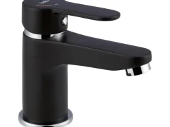 baliv Einhebelmischer<Waschtischarmatur WT-5891 Einhebel Schwarz-Matt Black