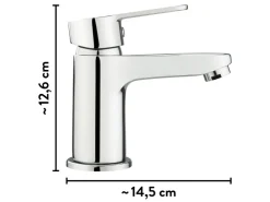 baliv Einhebelmischer<Waschtischarmatur WT-5890 Einhebel Verchromt Chrom-Optik