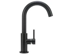 New baliv Waschtischarmatur WT-151 Schwarz-Matt Schwarz Matt