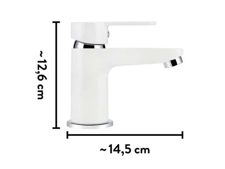 baliv Einhebelmischer<Waschtischarmatur WT-5892 Weiß