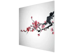 Banjado Herde|Kochfelder<Herdabdeckplatte Glas 1 Teilig 60x52CM Schneidebrett Herdabdeckung Mit Motiv Japanische Blüten 2