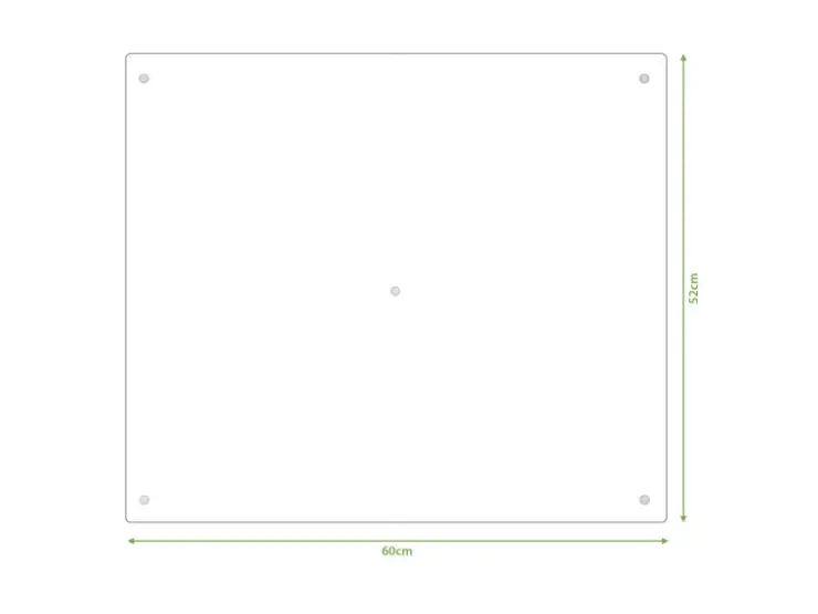 Banjado Herde|Kochfelder<Herdabdeckplatte Glas 1 Teilig 60x52CM Schneidebrett Herdabdeckung Mit Motiv Flaschenpost