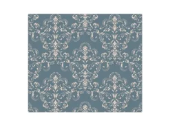 Banjado Herde|Kochfelder<Herdabdeckplatte Glas 1 Teilig 60x52CM Schneidebrett Herdabdeckung Mit Motiv Royal Creme Blau