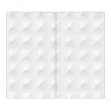 Banjado Herde|Kochfelder<Herdabdeckplatte Glas 2 Teilig Je 30x52CM Schneidebrett Herdabdeckung Mit Motiv In Out