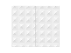 Banjado Herde|Kochfelder<Herdabdeckplatte Glas 2 Teilig Je 30x52CM Schneidebrett Herdabdeckung Mit Motiv In Out