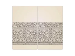 Banjado Herde|Kochfelder<Herdabdeckplatte Glas 2 Teilig Je 30x52CM Schneidebrett Herdabdeckung Mit Motiv Keltischer Knoten