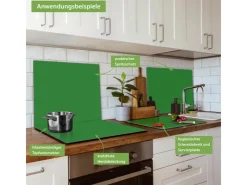 Banjado Herde|Kochfelder<Herdabdeckplatte Glas 1 Teilig 60x52CM Schneidebrett Herdabdeckung Mit Motiv Grün