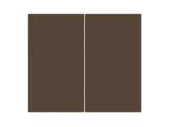 Banjado Herdabdeckungen|Herde<Herdabdeckplatte Glas 2 Teilig Je 30x52CM Schneidebrett Herdabdeckung Mit Motiv Schokobraun
