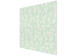 Banjado Schneidebretter|Herdabdeckungen<Herdabdeckplatte Glas 1 Teilig 60x52CM Schneidebrett Herdabdeckung Mit Motiv Vintage Ranke