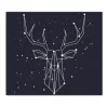 Banjado Schneidebretter|Herdabdeckungen<Herdabdeckplatte Glas 1 Teilig 60x52CM Schneidebrett Herdabdeckung Mit Motiv Sternbild Hirsch