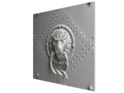 Banjado Herdabdeckplatte Glas 1 Teilig 60x52CM Schneidebrett Herdabdeckung Mit Motiv Happy Day
