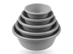 Bestgoodies Küchenhelfer<Schüssel 10er Set Grau