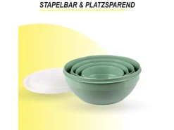 Bestgoodies Vorratsdosen<Vorratsdosen 8er Set Rund Grün 2 x 4er