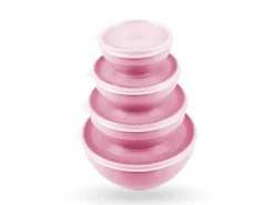 Bestgoodies Vorratsdosen|Vorratsbehälter<Vorratsdosen 4er Set Rund Rosa