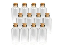 Bestlivings Geschirr<Fläschchen Glas mit Korken 30ml 12er Pack