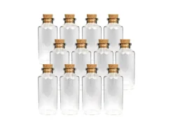 Bestlivings Geschirr<Fläschchen Glas mit Korken 10ml 24er Pack