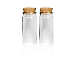 Clearance Fläschchen Glas mit Korken Set 50ml 4er Pack Geschirr