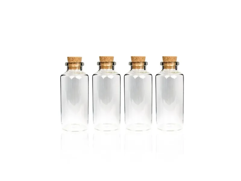 Fläschchen Glas mit Korken Set 10ml 16er Pack Geschirr