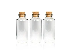 Bestlivings Geschirr<Fläschchen Glas mit Korken Set 30ml 18er Pack