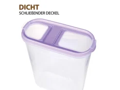 Hot Frischhaltebox Schüttdose 2,8 Liter 1er Pack Lila Vorratsdosen|Vorratsbehälter