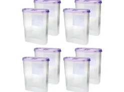 Best Bestlivings Frischhaltebox Schüttdose 2,8 Liter 8er Pack Lila