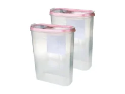 Clearance Bestlivings Frischhaltebox Schüttdose 2,8 Liter 2er Pack Altrose