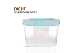 Bestlivings Vorratsdosen<Frischhaltebox Schüttdose 1,4 Liter 8er Pack Türkis