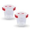 Discount Bestlivings Frischhaltebox 0,64L Joghurt Im Set Rot 2er Pack