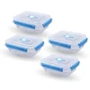Bestlivings Vorratsdosen|Vorratsbehälter<Frischhaltebox 0,9L Lunchbox Im Set Blau 4er Pack