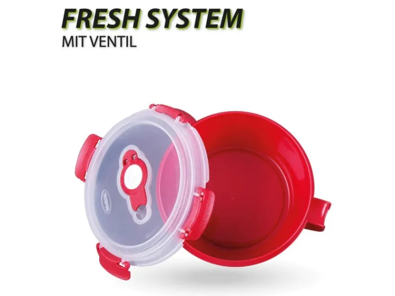 Frischhaltebox 0,85L Frühstücksschale Im Set Rot 8er Pack Vorratsdosen|Vorratsbehälter