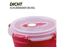 Bestlivings Vorratsdosen|Vorratsbehälter<Frischhaltebox 0,85L Frühstücksschale Im Set Rot 1er Pack