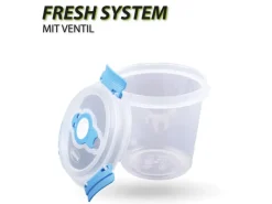 Sale Bestlivings Frischhaltebox Mit Deckel Fresh System 0,64 Liter Joghurt Dose Blau