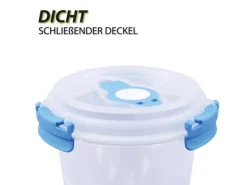 Sale Bestlivings Frischhaltebox Mit Deckel Fresh System 0,64 Liter Joghurt Dose Blau