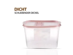Bestlivings Vorratsbehälter|Vorratsdosen<Frischhaltebox Schüttdose 1,4 Liter 1er Pack Altrose